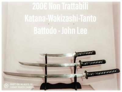 Katana wakizashi tanto collezionismo battodo john lee perfet