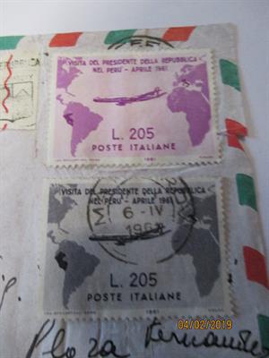 BUSTA FDC VIAGGIATA GRONCHI ROSA RICOPERTO
