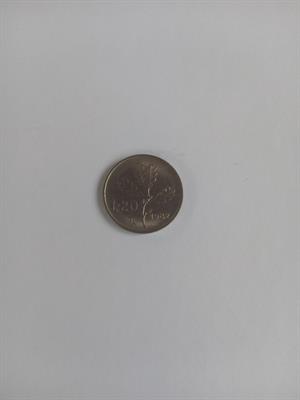 Moneta da 20lire del 1982