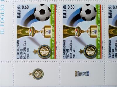 INTER coppa Italia 2010-2011 minifoglio