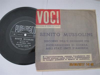 Benito Mussolini - Discorso del 11 Dicembre 1941