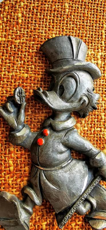 Foto 5Zio Paperone - statuetta WALT DISNEY materiale peltro, come nuova