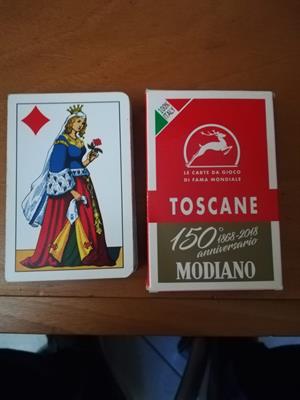 CARTE DA GIOCO MODIANO CON ANGOLO ERRATO