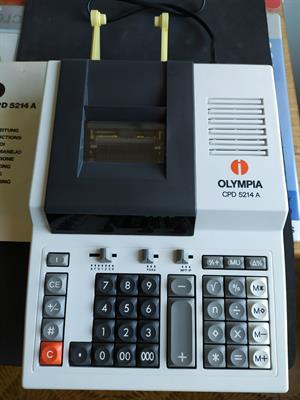 Calcolatrice Elettronica Olympia CPD 5214 A, mai usata - Anteprima 2