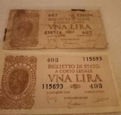 Foto 3 Moneta storica cartacea da collezione
