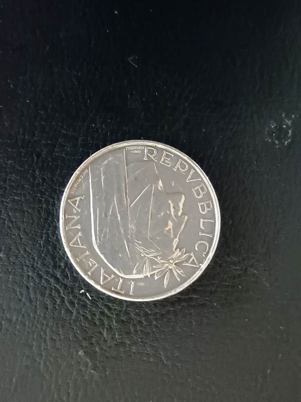 500 lire argento 1965 7° centenario Dante Livorno