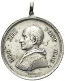 Medaglia Leone XIII 1878-1903 - Anteprima 1