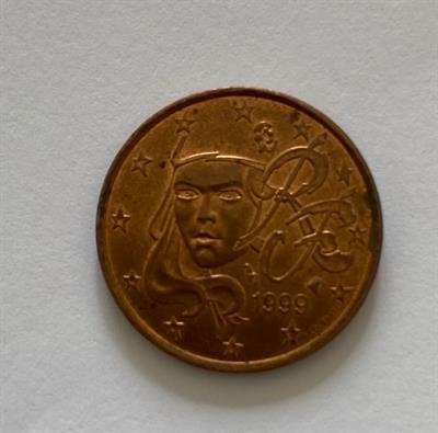 Moneta antica/rara da collezione 5 centesimi 1999, Francia