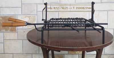 Barbecue Griglia Bistecchiera, in legno - Anteprima 4