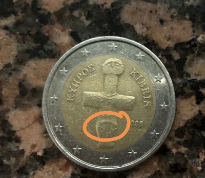 Moneta da 2 Euro kibris