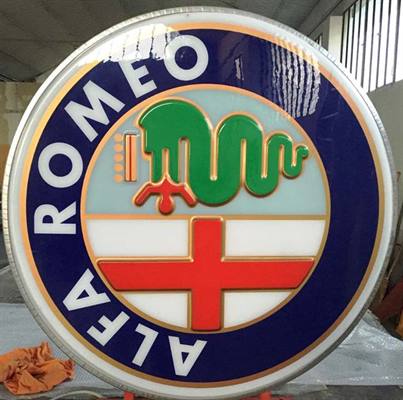 INSEGNA ALFA ROMEO D'EPOCA