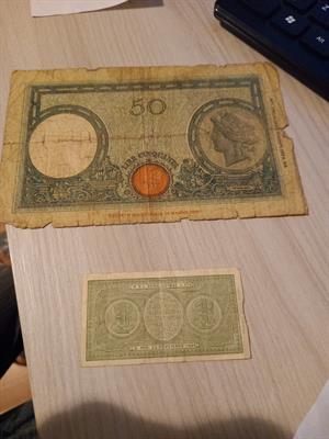 50 lire e 1 lira