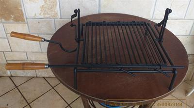 Barbecue Griglia Bistecchiera, in legno - Anteprima 6
