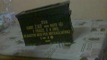 Scatola miltare in acciaio anni 70