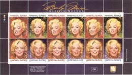 Foglietto nuovo Marilyn Monroe Marshall Islands