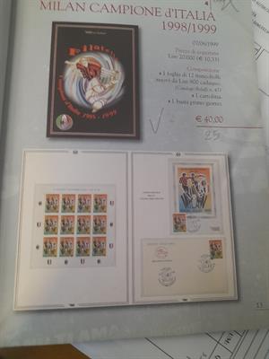 MILAN CAMPIONE D'ITALIA 1998/1999