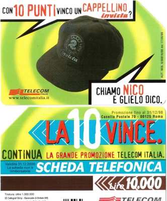 12 schede telefoniche usate da collezione
