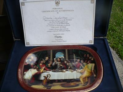 Piatto da collezione ultma cena