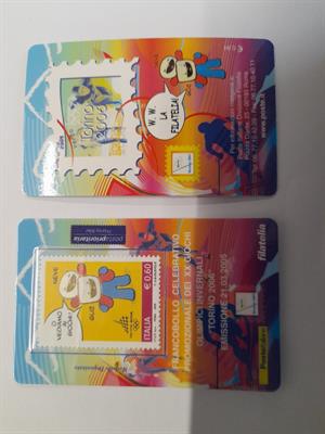 Tessera Filatelica Giochi Olimpici Torino 2006