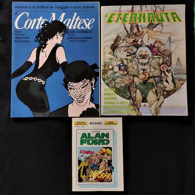 Corto Maltese + L' Eternauta + Alan Ford