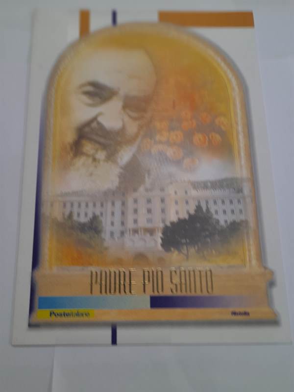 Padre Pio Santo Lamina d'oro
