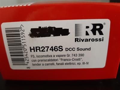 Locomotiva Rivarossi Gr743 loksound, in ottime condizioni - Anteprima 2