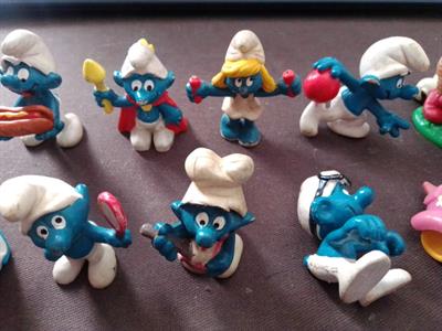 Puffi_17 statuine in gomma anni 1980 - Foto 3