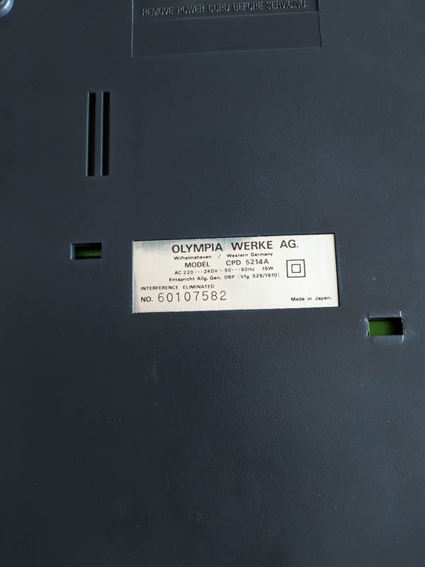 Foto 4Calcolatrice Elettronica Olympia CPD 5214 A, mai usata