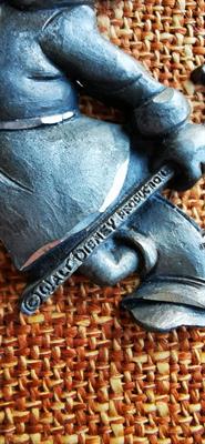 Zio Paperone - statuetta WALT DISNEY materiale peltro, come nuova - Anteprima 4