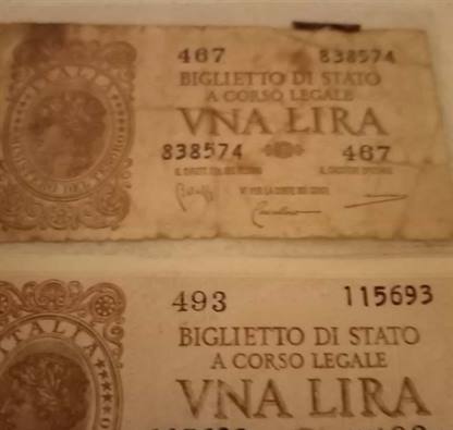 Foto 2 Moneta storica cartacea da collezione