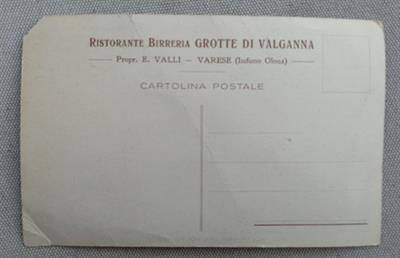 Vecchia Cartolina Grotte di Valganna - Foto 2