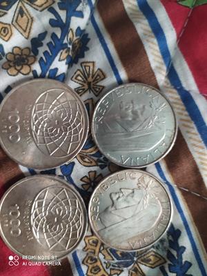 1000 Lire argento e 500 lire argento - Foto 2