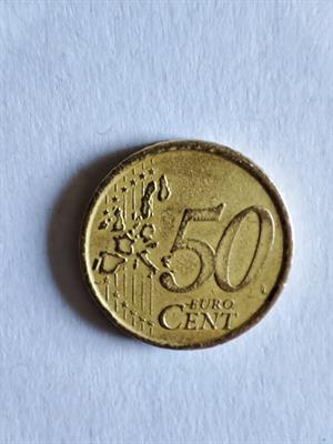 50 centesimi spagnoli anno 2000 moneta rara