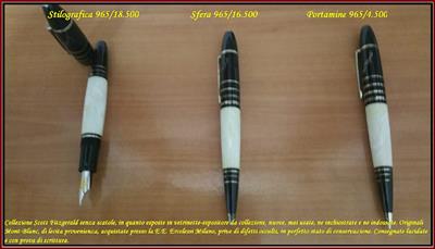 Collezione Set 3 Penne Mont - Blanc Francis Scott Fitzgerald, mai usata - Foto 5