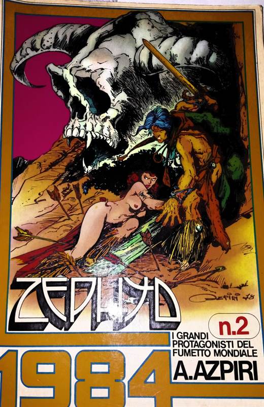 Libro: Zephyra n.2, formato gigante, Aspiri edizioni 1984