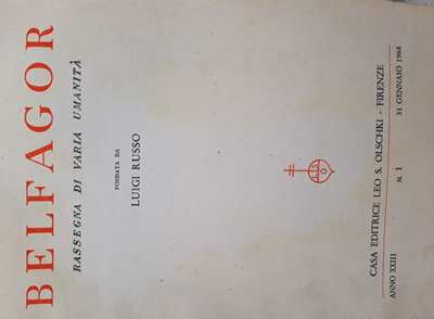 Belfagor rivista