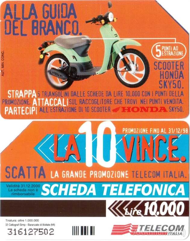 Foto 2 12 schede telefoniche usate da collezione