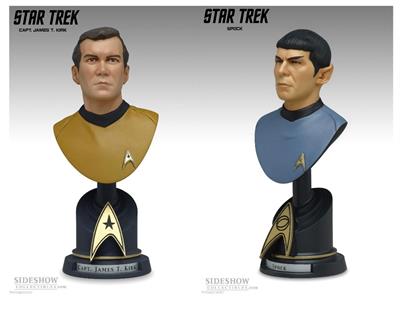 Busti in resina Capitano KIRK e SPOCK