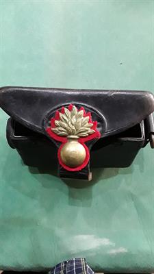 Giberna epoca carabinieri primo tipo scomparto metallico