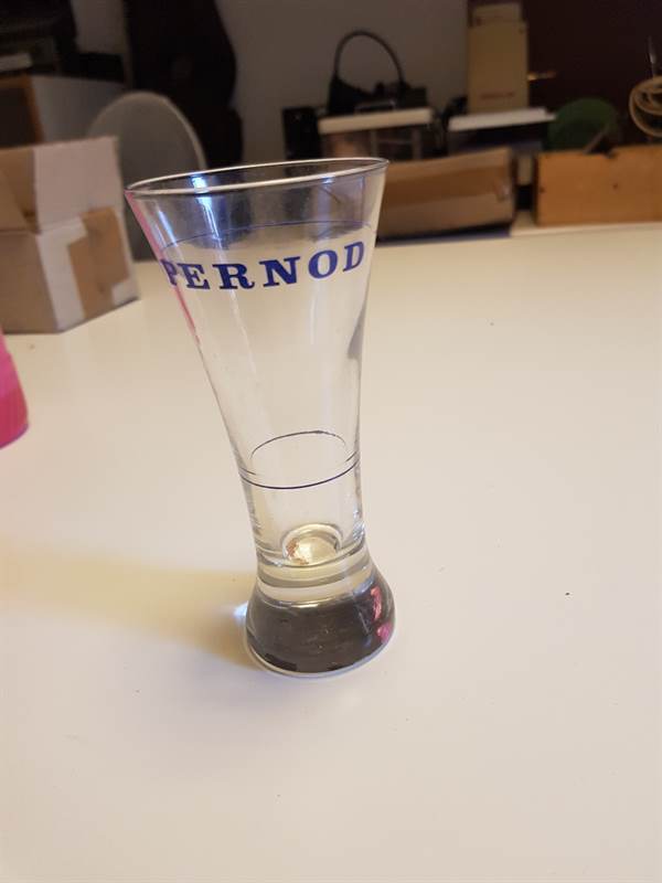 Foto 2 Bicchieri Vintage logo Pernod blu