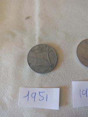 N. 6 monete da 10 lire anni: 1951 - Foto 2