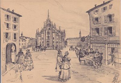 Cartoline Arte Milano - Dis. Gusmaroli