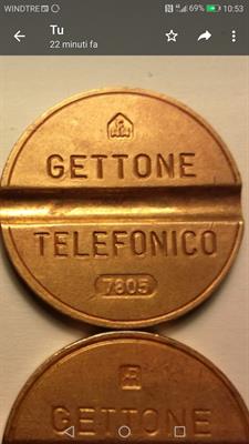 Collezione di59 gettoni telefonici