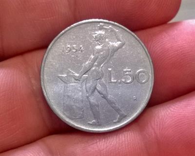 Moneta 50 lire 1954 e altri anni