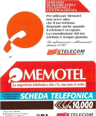 9 schede telefoniche usate da collezione