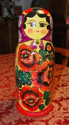 Matrioska 9 pezzi h 38 cm.