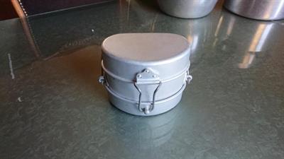 Gavetta militare alluminio anni 50