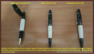 Collezione Set 3 Penne Mont - Blanc Francis Scott Fitzgerald, mai usata - Foto 3