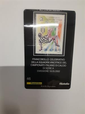 Tessera Filatelica Juventus campione