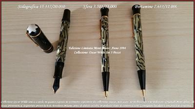 Collezione Set 3 Penne Mont-Blanc Oscar Wilde